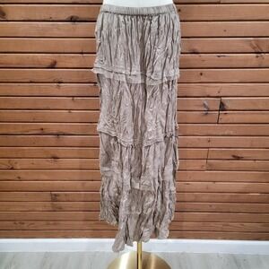 Y2K Womens 16W Ivy Floral Fairy Maxi Skirt Fairy Cottagecore Whimsy Boho